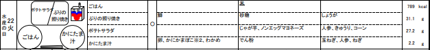 1022献立